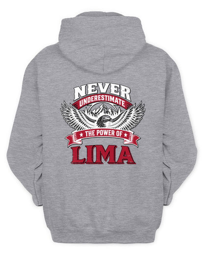 Never Underestimate Your Name Eagle Mountain Shirt LIMA M1-61 / Unisex Hoodie / sport grey