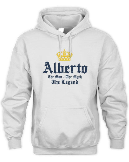 The Man The Myth The Legend Corona Beer T-Shirt ALBERTO M1-S83 / Unisex Hoodie / white