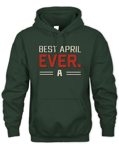 Best Your Name Ever Cool Shirt APRIL M1-58 / Unisex Hoodie / forest green