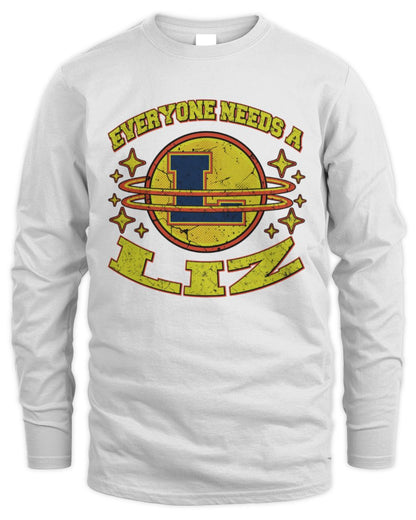 Everyone Needs a Your Name Shirt LIZ M1-76 / Men's Long Sleeved T-Shirt / white