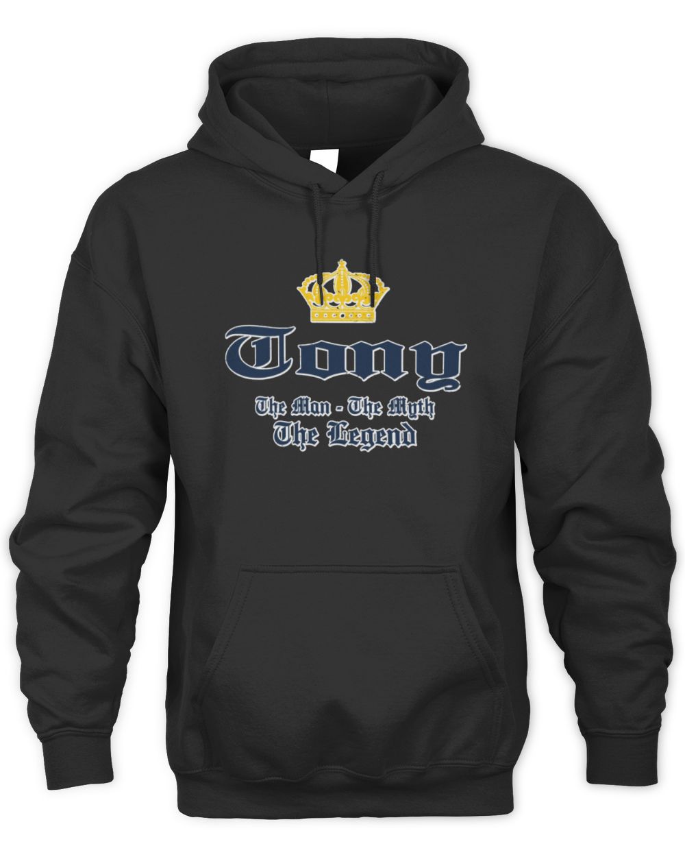 The Man The Myth The Legend Corona Beer T-Shirt TONY M1-S83 / Unisex Hoodie / black