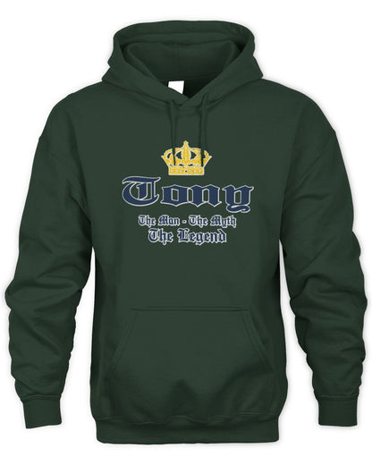 The Man The Myth The Legend Corona Beer T-Shirt TONY M1-S83 / Unisex Hoodie / forest green