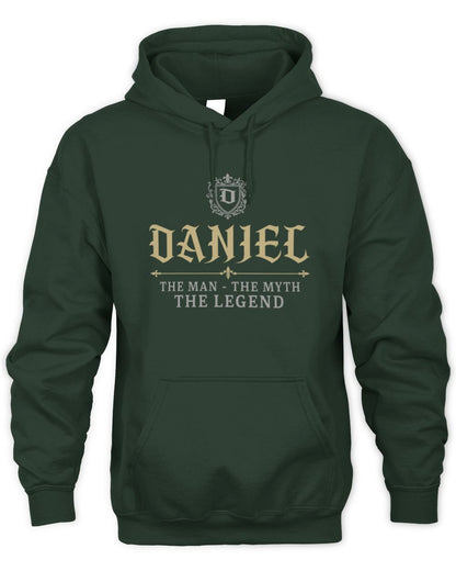 The Man The Myth The Legend Western Shirt DANIEL M1-78 / Unisex Hoodie / forest green
