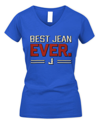 Best Your Name Ever Cool Shirt JEAN M1-58 / Women's V-Neck T-Shirt / royal