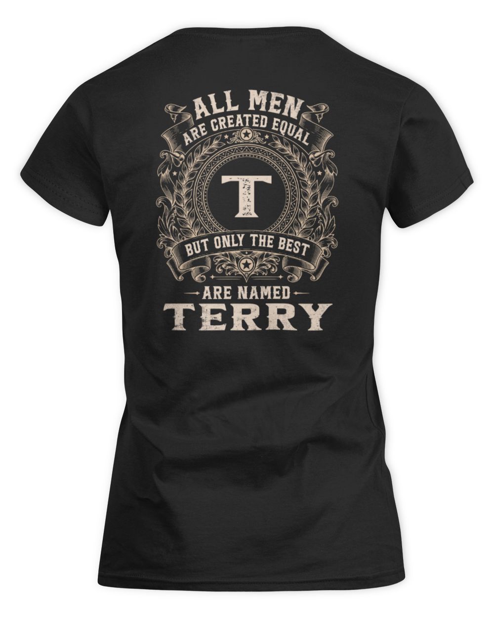 All Men Are Created Equal Cool Logo Shirt TERRY M1-60 / Women's Standard T-Shirt / black