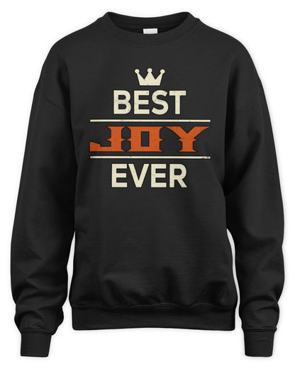 Best Your Name With Crown Shirt JOY M1-59 / Unisex Sweatshirt / black