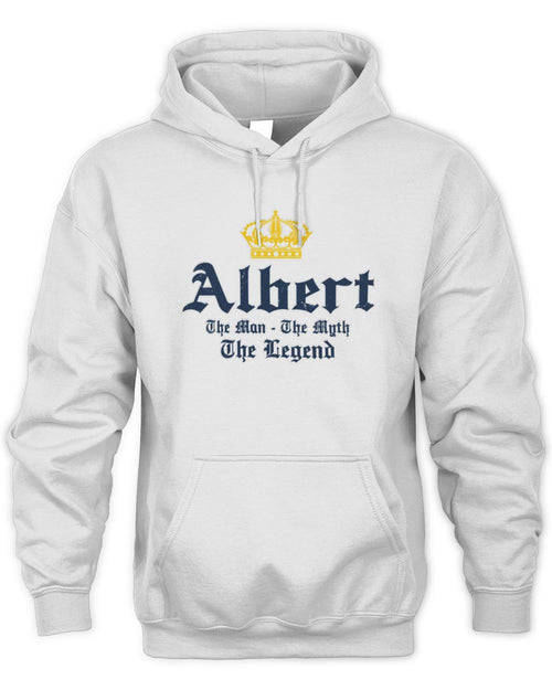 The Man The Myth The Legend Corona Beer T-Shirt ALBERT M1-S83 / Unisex Hoodie / white