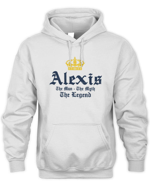 The Man The Myth The Legend Corona Beer T-Shirt ALEXIS M1-S83 / Unisex Hoodie / white
