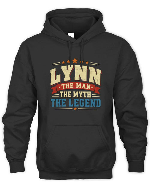 The Man The Myth The Legend Ribbon Vintage T-Shirt LYNN M1-56 / Unisex Hoodie / black