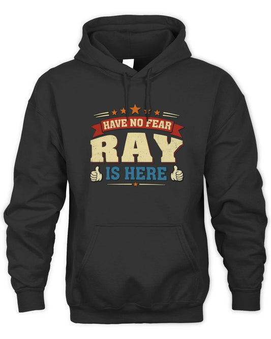 Have No Fear Your Name Is Here Cool Graphic T-Shirt RAY M1-71 / Unisex Hoodie / black