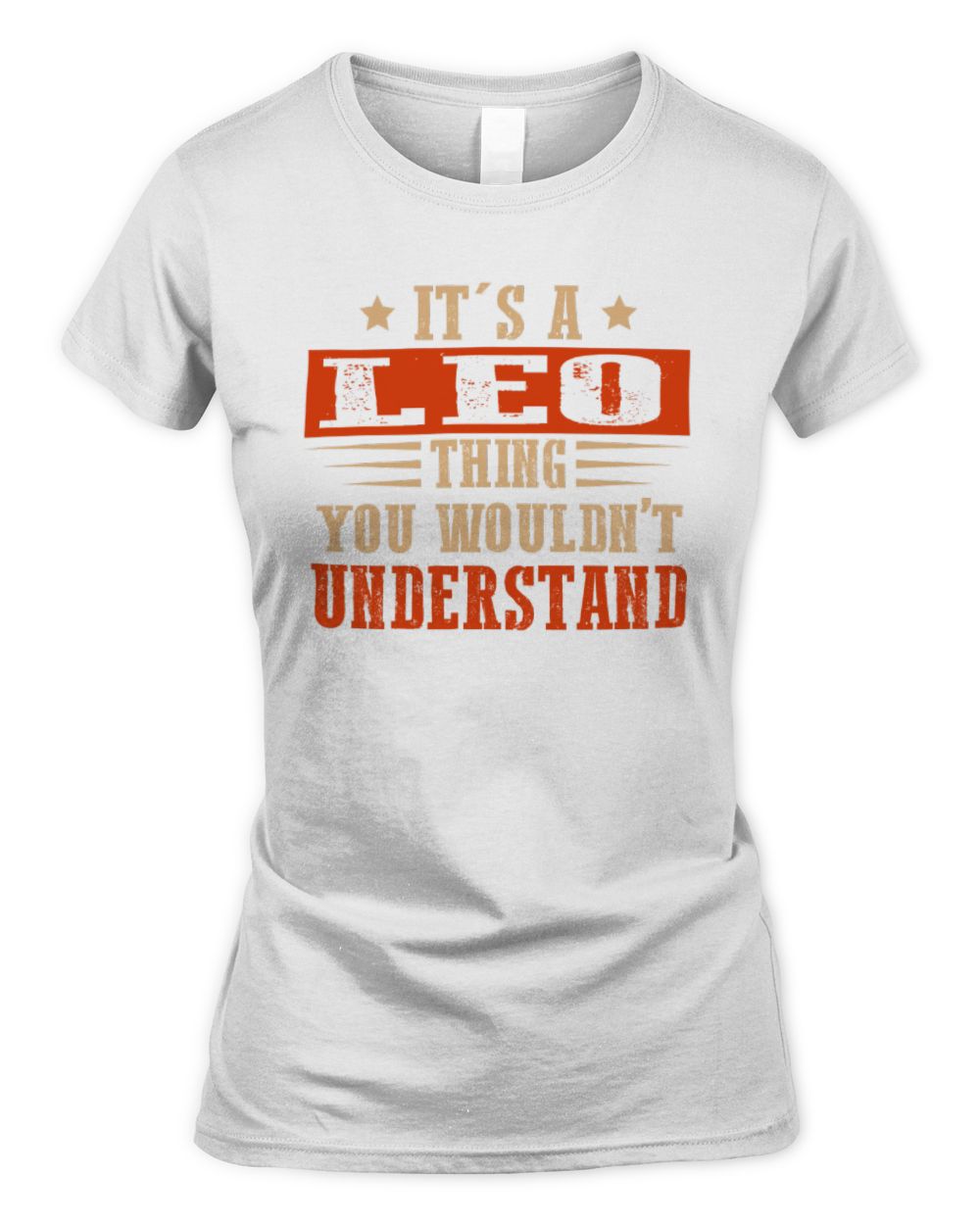 It's a Name Thing Personalized Funny Shirt LEO M1-51 / Women's Standard T-Shirt / white