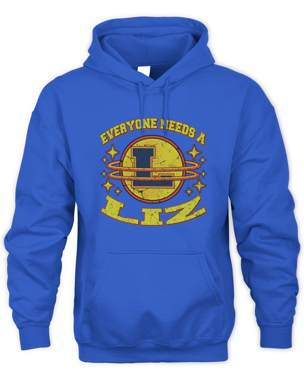 Everyone Needs a Your Name Shirt LIZ M1-76 / Unisex Hoodie / royal