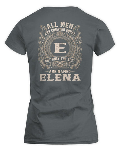 All Men Are Created Equal Cool Logo Shirt ELENA M1-60 / Women's Standard T-Shirt / charcoal