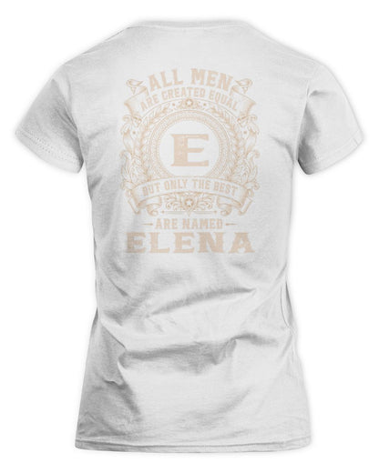 All Men Are Created Equal Cool Logo Shirt ELENA M1-60 / Women's Standard T-Shirt / white