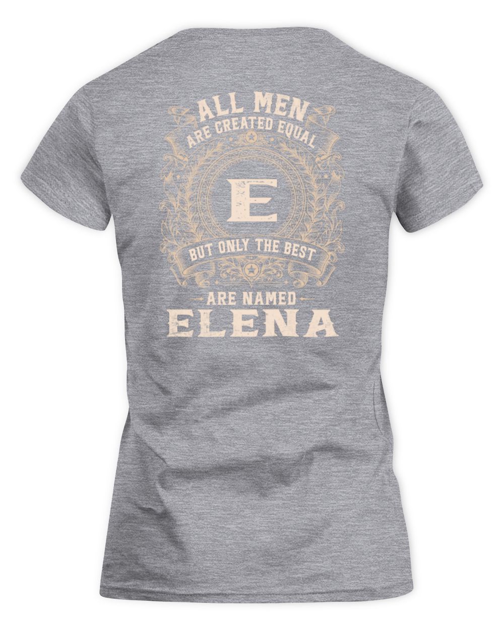 All Men Are Created Equal Cool Logo Shirt ELENA M1-60 / Women's Standard T-Shirt / sport grey
