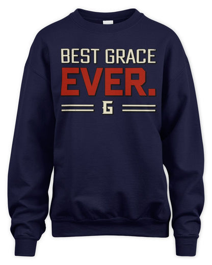 Best Your Name Ever Cool Shirt GRACE M1-58 / Unisex Sweatshirt / navy