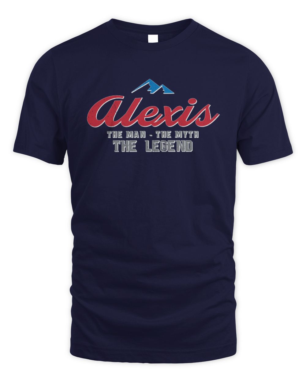 The Man The Myth The Legend Coors Light Beer T-Shirt ALEXIS M1-S84 / Unisex Standard T-Shirt / navy