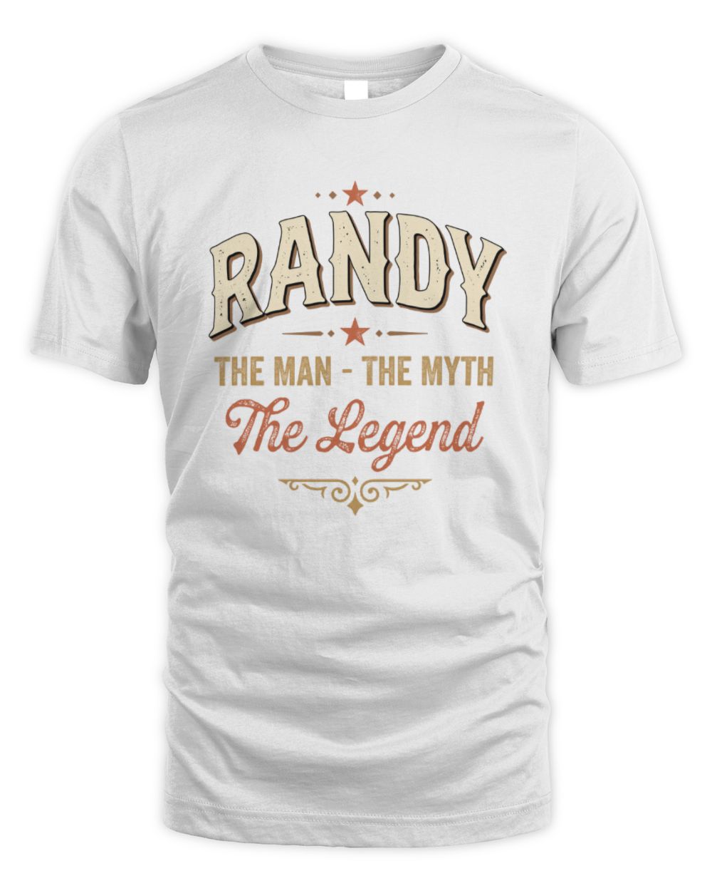 I'm Name I'm Not Rude I Just Have The Balls Funny T-Shirt RANDY M1-77 / Unisex Standard T-Shirt / white