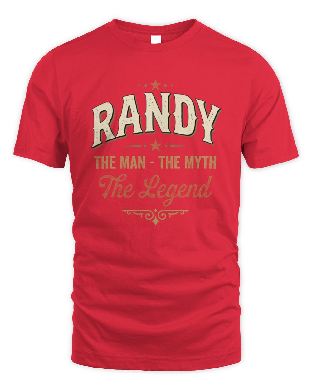 I'm Name I'm Not Rude I Just Have The Balls Funny T-Shirt RANDY M1-77 / Unisex Standard T-Shirt / red