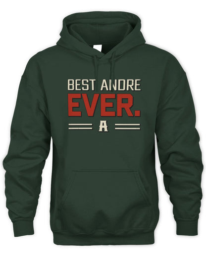 Best Your Name Ever Cool Shirt ANDRE M1-58 / Unisex Hoodie / forest green