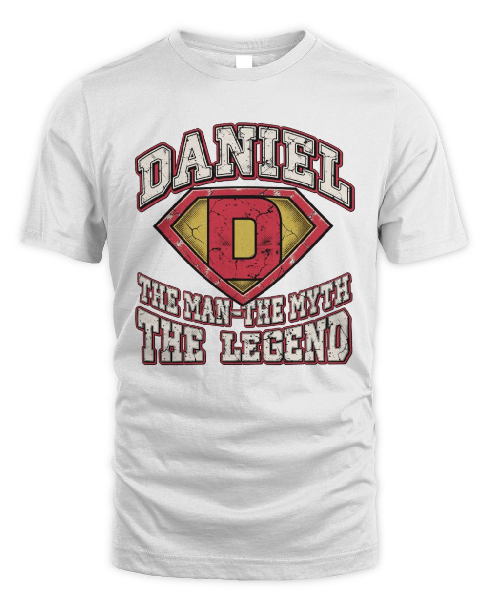 The Man The Myth The Legend Superman Graphic T-Shirt DANIEL M1-74 / Unisex Standard T-Shirt / white