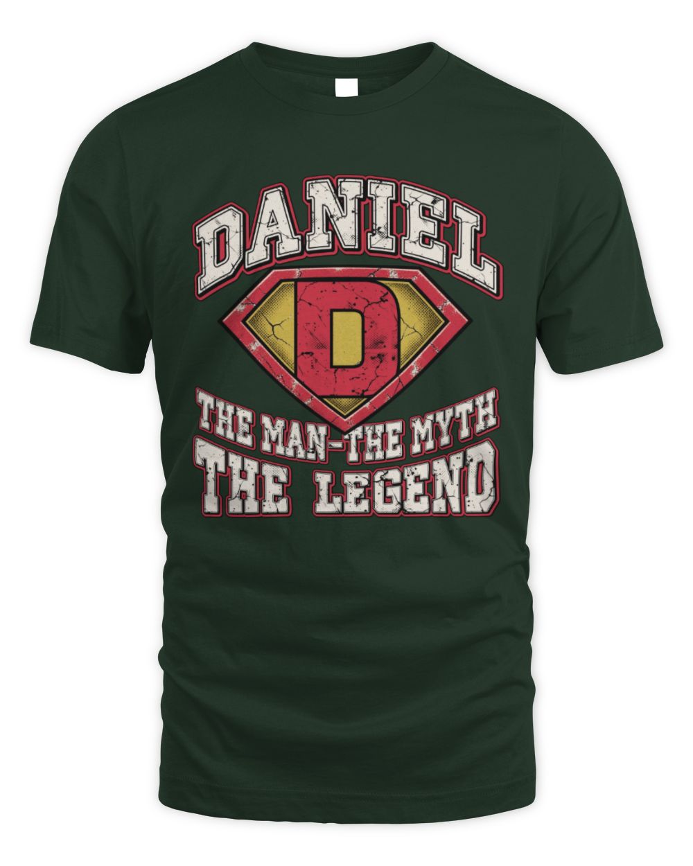 The Man The Myth The Legend Superman Graphic T-Shirt DANIEL M1-74 / Unisex Standard T-Shirt / forest green