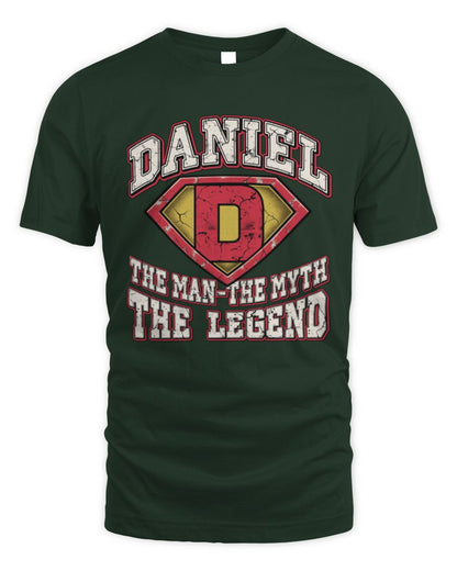The Man The Myth The Legend Superman Graphic T-Shirt DANIEL M1-74 / Unisex Standard T-Shirt / forest green