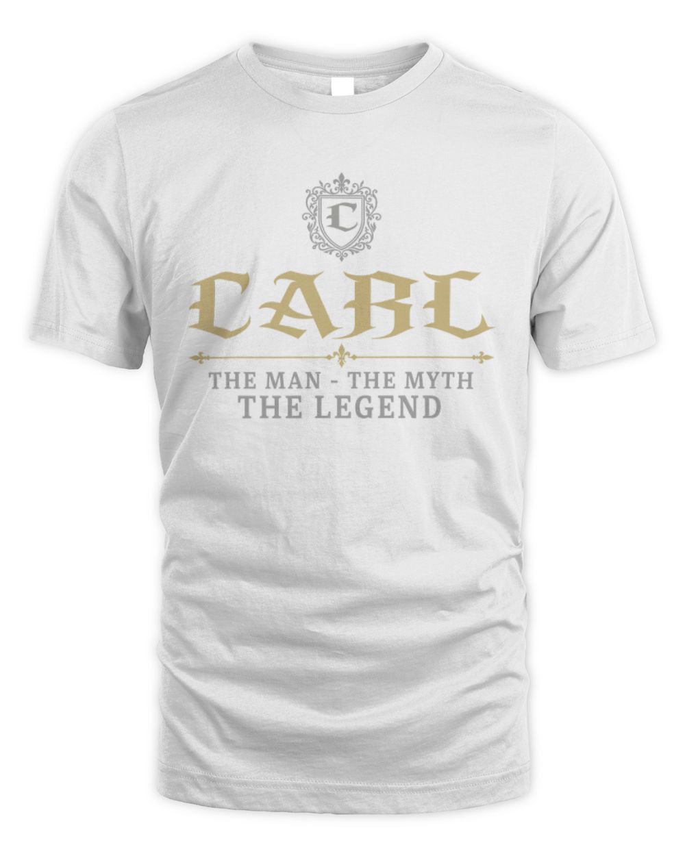 The Man The Myth The Legend Western Shirt CARL M1-78 / Unisex Standard T-Shirt / white