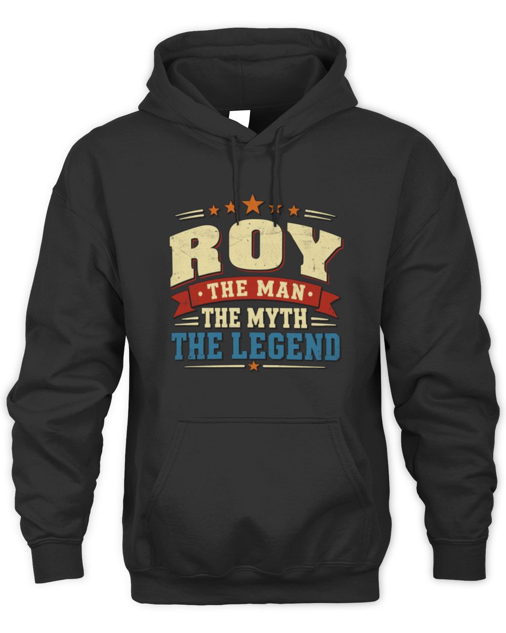 The Man The Myth The Legend Ribbon Vintage T-Shirt ROY M1-56 / Unisex Hoodie / black