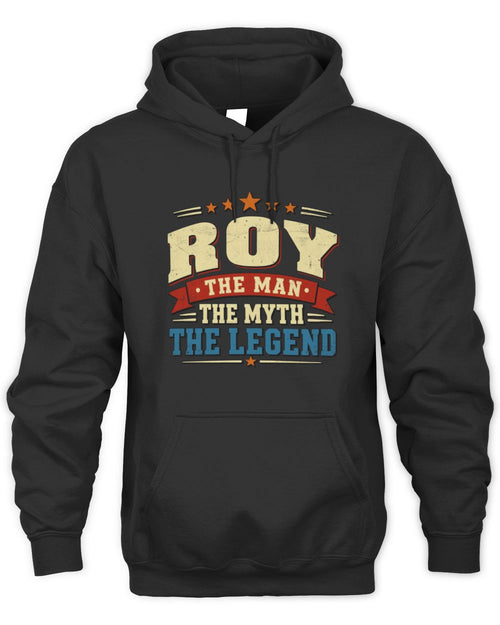 The Man The Myth The Legend Ribbon Vintage T-Shirt ROY M1-56 / Unisex Hoodie / black