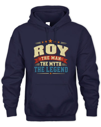 The Man The Myth The Legend Ribbon Vintage T-Shirt ROY M1-56 / Unisex Hoodie / navy