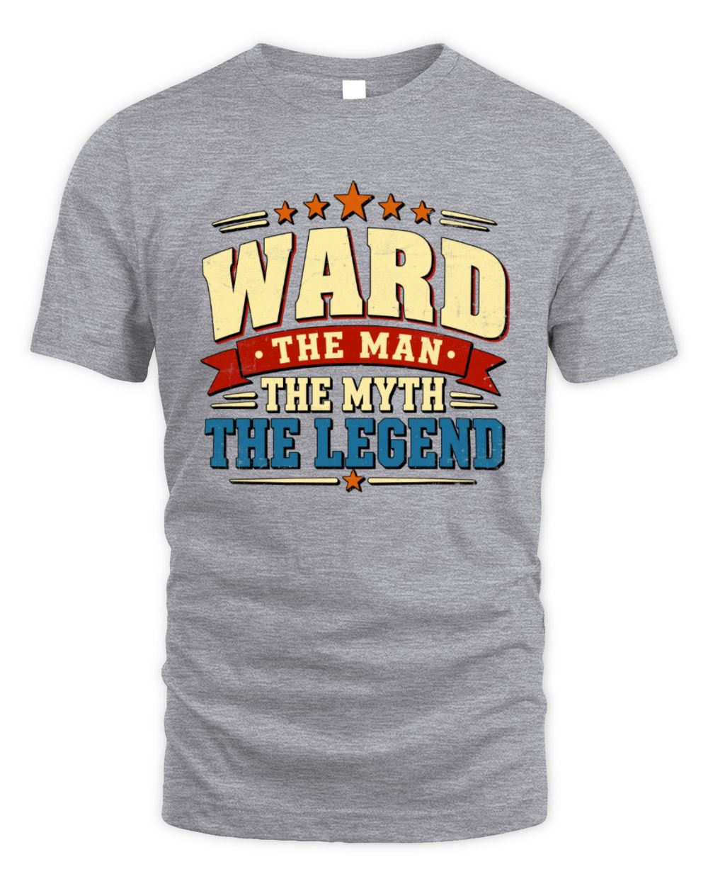 The Man The Myth The Legend Ribbon Vintage T-Shirt WARD M1-56 / Unisex Standard T-Shirt / sport grey