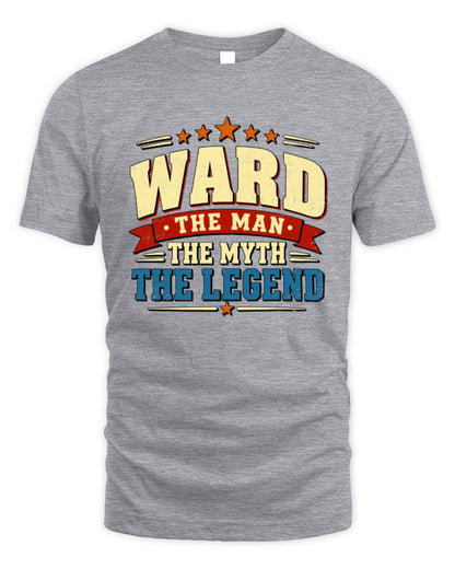 The Man The Myth The Legend Ribbon Vintage T-Shirt WARD M1-56 / Unisex Standard T-Shirt / sport grey
