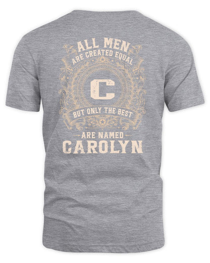 All Men Are Created Equal Cool Logo Shirt CAROLYN M1-60 / Unisex Standard T-Shirt / sport grey