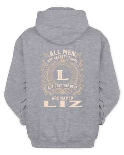 All Men Are Created Equal Cool Logo Shirt LIZ M1-60 / Unisex Hoodie / sport grey