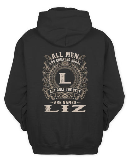 All Men Are Created Equal Cool Logo Shirt LIZ M1-60 / Unisex Hoodie / black