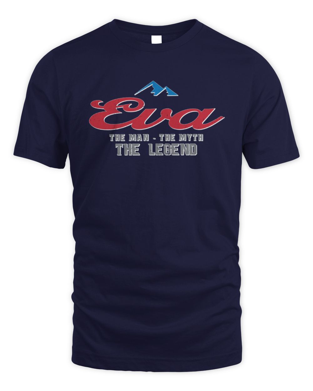 The Man The Myth The Legend Coors Light Beer T-Shirt EVA M1-S84 / Unisex Standard T-Shirt / navy