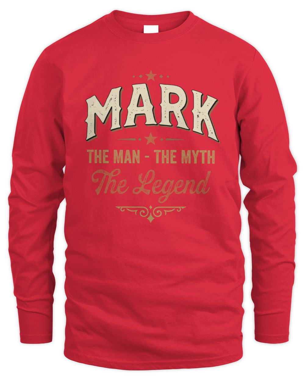 I'm Name I'm Not Rude I Just Have The Balls Funny T-Shirt MARK M1-77 / Men's Long Sleeved T-Shirt / red