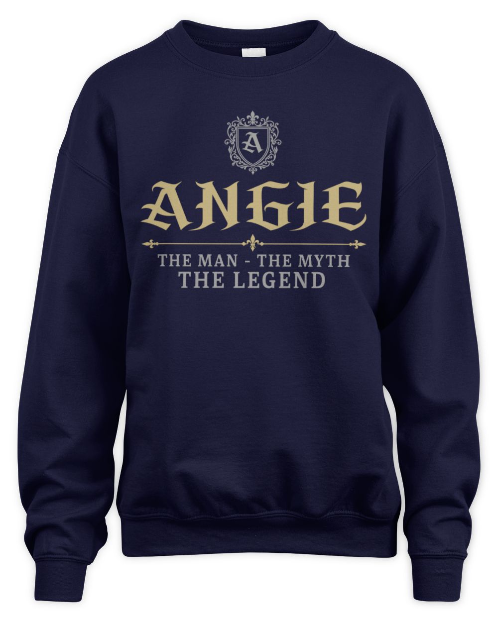 The Man The Myth The Legend Western Shirt ANGIE M1-78 / Unisex Sweatshirt / navy