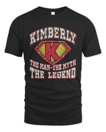 The Man The Myth The Legend Superman Graphic T-Shirt KIMBERLY M1-74 / Unisex Standard T-Shirt / black