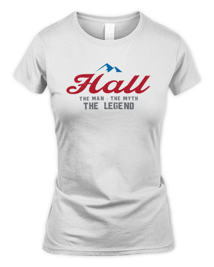 The Man The Myth The Legend Coors Light Beer T-Shirt HALL M1-S84 / Women's Standard T-Shirt / white