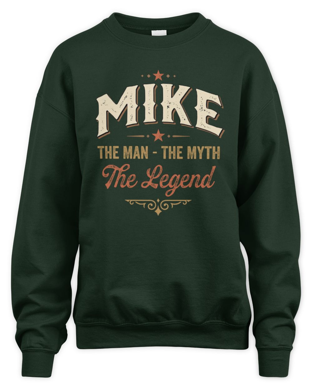 I'm Name I'm Not Rude I Just Have The Balls Funny T-Shirt MIKE M1-77 / Unisex Sweatshirt / forest green