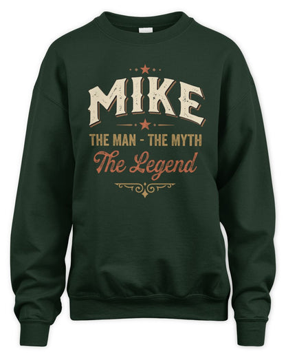 I'm Name I'm Not Rude I Just Have The Balls Funny T-Shirt MIKE M1-77 / Unisex Sweatshirt / forest green