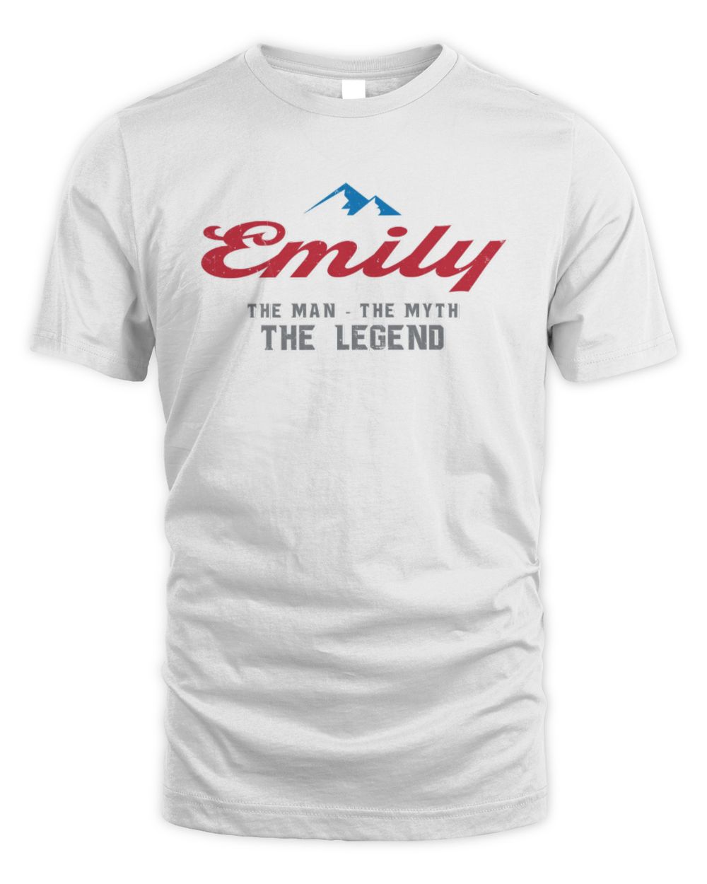 The Man The Myth The Legend Coors Light Beer T-Shirt EMILY M1-S84 / Unisex Standard T-Shirt / white