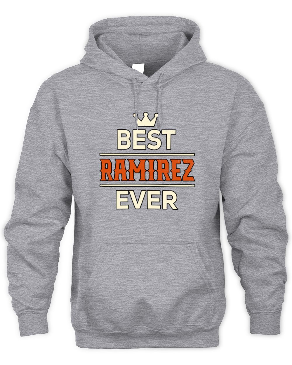 Best Your Name With Crown Shirt RAMIREZ M1-59 / Unisex Hoodie / sport grey