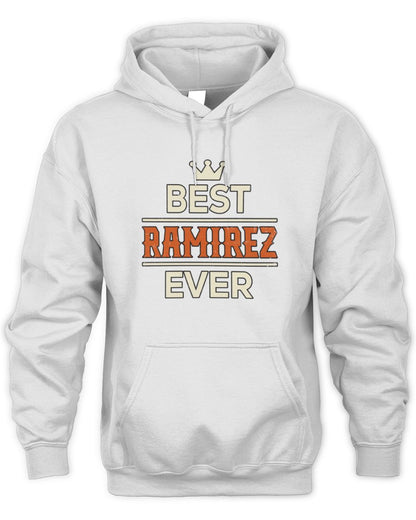 Best Your Name With Crown Shirt RAMIREZ M1-59 / Unisex Hoodie / white