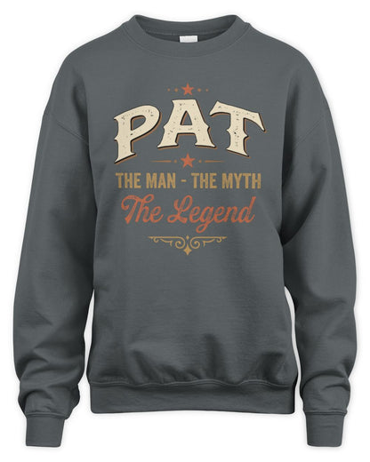I'm Name I'm Not Rude I Just Have The Balls Funny T-Shirt PAT M1-77 / Unisex Sweatshirt / charcoal