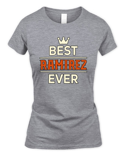 Best Your Name With Crown Shirt RAMIREZ M1-59 / Women's Standard T-Shirt / sport grey