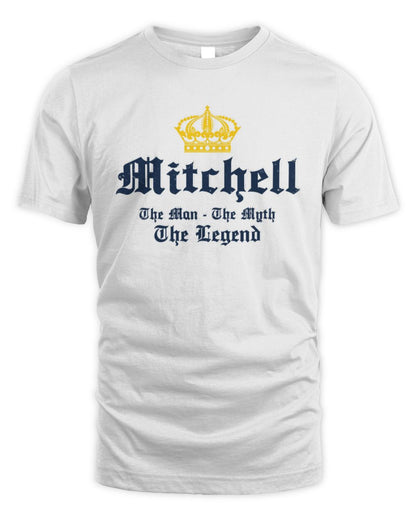 The Man The Myth The Legend Corona Beer T-Shirt MITCHELL M1-S83 / Unisex Standard T-Shirt / white