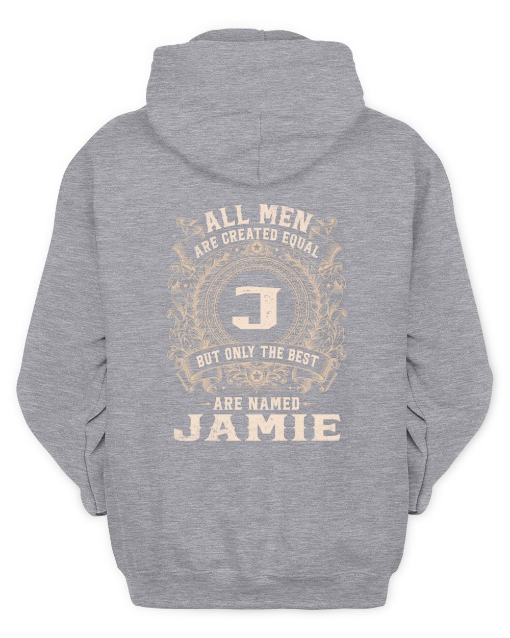 All Men Are Created Equal Cool Logo Shirt JAMIE M1-60 / Unisex Hoodie / sport grey